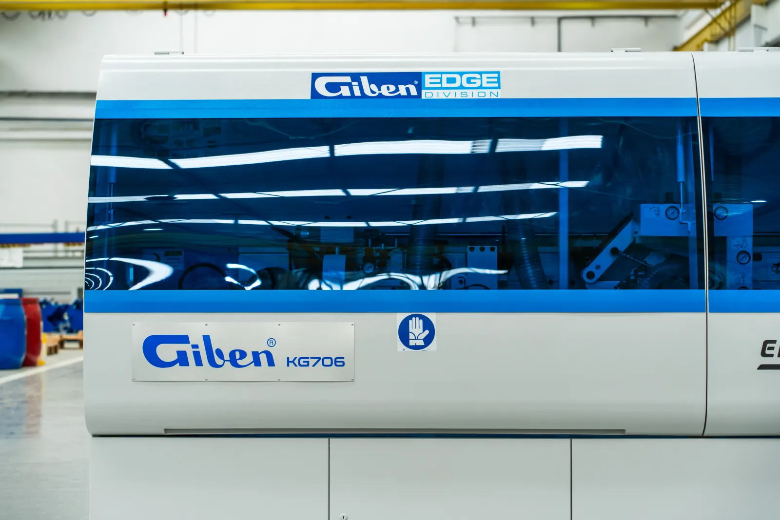 Máquina KG706 da Giben do Brasil na fábrica