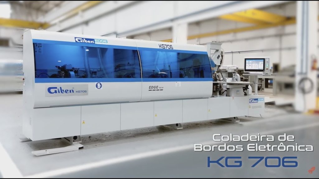 Vídeo de produto da coladeira KG 706 da Giben em operação