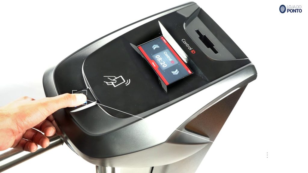 Vídeo de produto da catraca iDBlock com biometria da Loja do Ponto