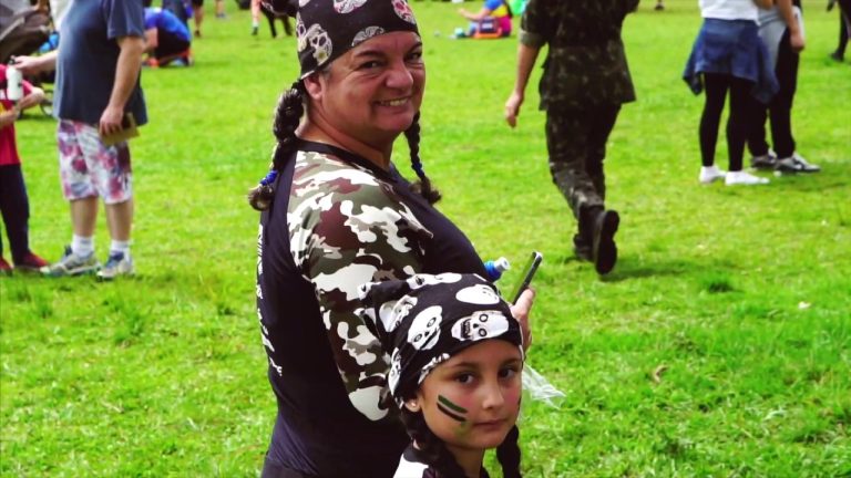 Cobertura do evento esportivo Desafio Ninja, corrida de obstáculos infantis em Curitiba